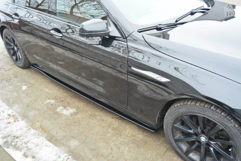 Zijskirts Diffusers BMW 6 Gran Coupé MPACK Glanzend Zwart