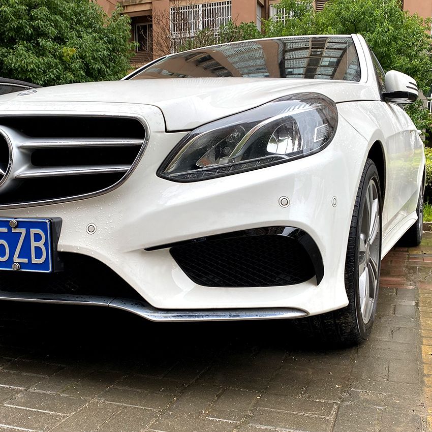 Canards Mercedes E Klasse W212 FL AMG Pakket Glans Zwart