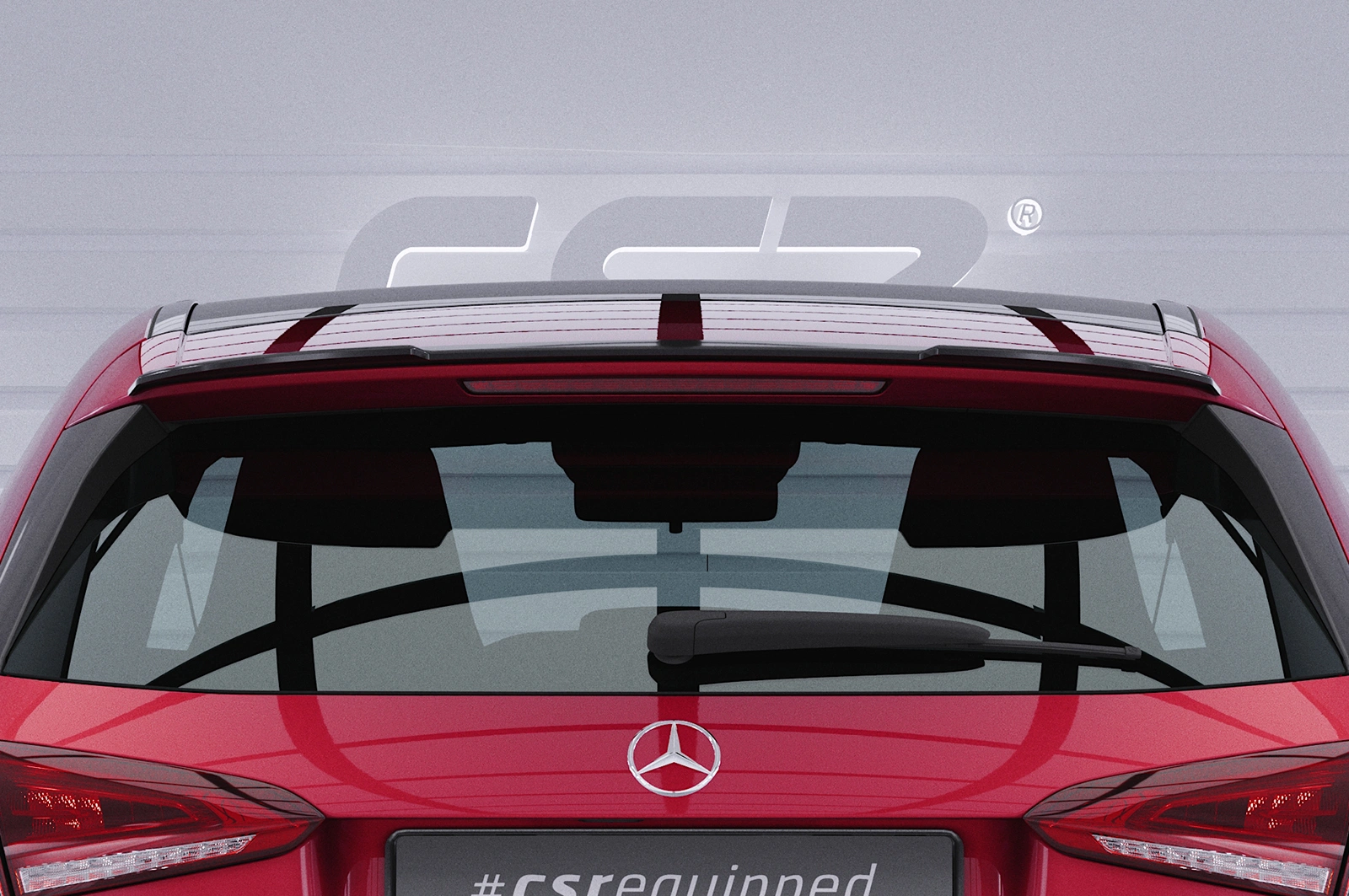 Achterspoiler voor Mercedes-Benz A-Klasse W177 Glans Zwart (2018–heden) – CSR Automotive