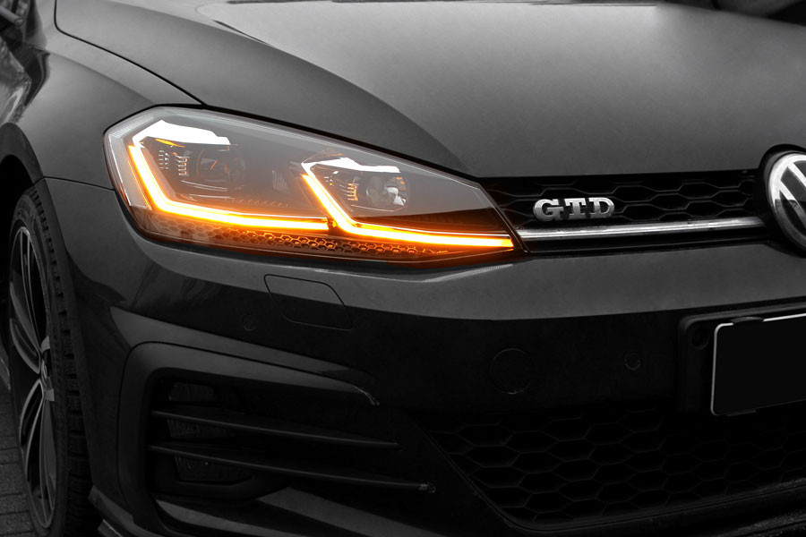 Koplampen VW Golf 7.5 FULL LED dagrijverlichting