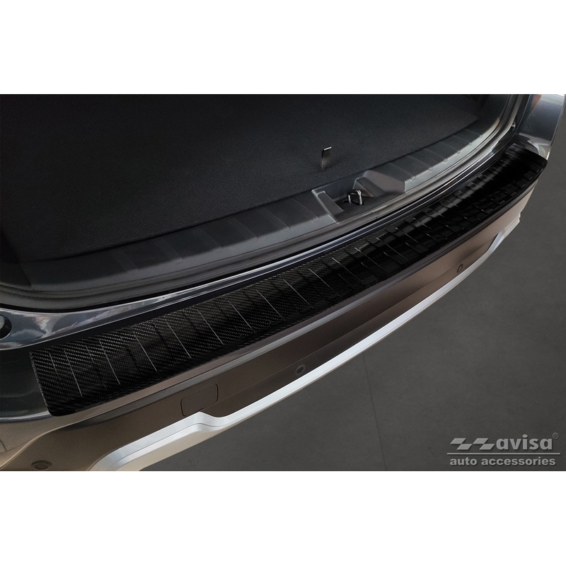 Echt 3D Carbon Achterbumperprotector  Subaru Forester V 2018- 'Ribs'