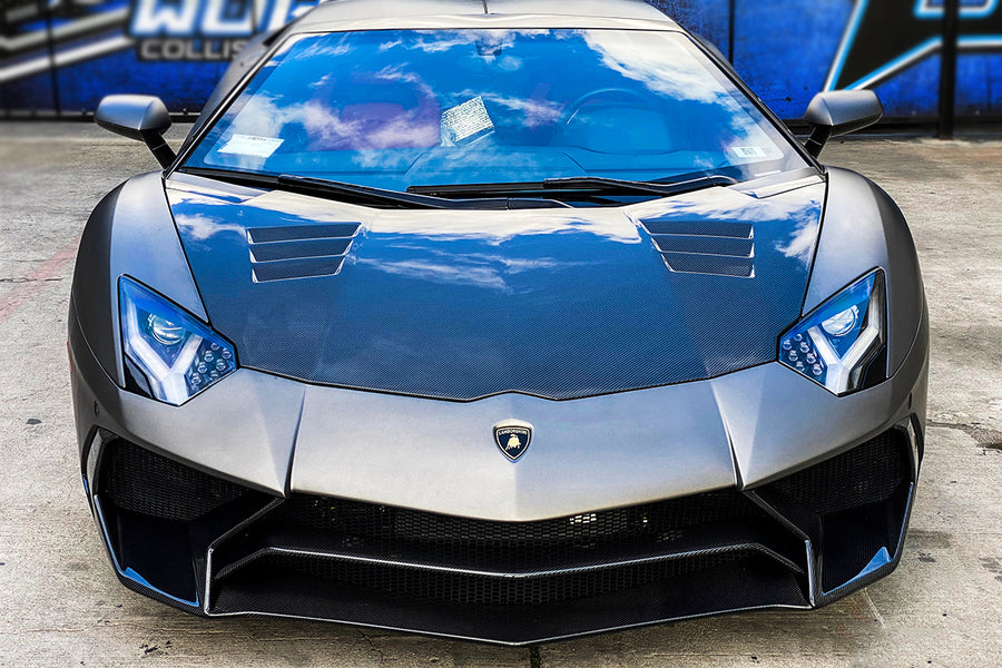 Lamborghini Aventador LP700 LP740 Coupe/Roadster BKSS Style Motorkap 2011-2016