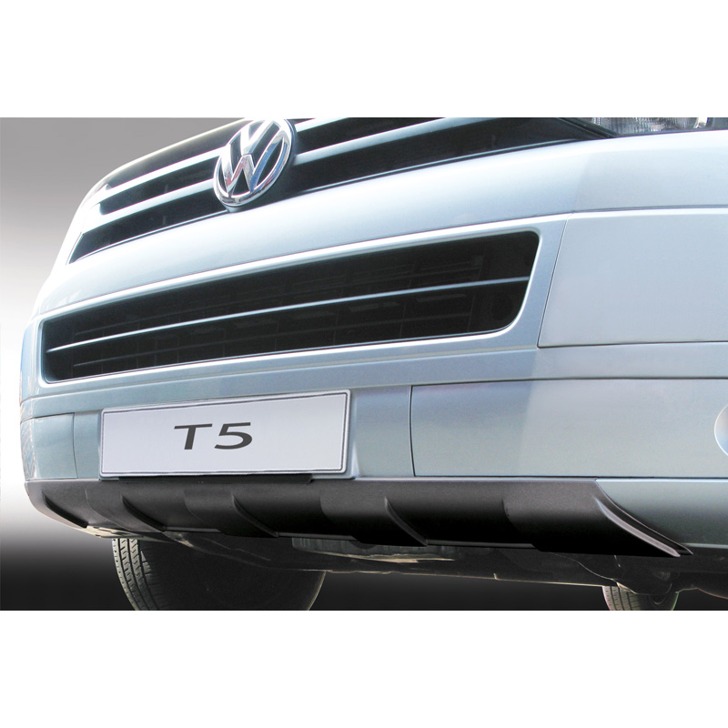 RGM Voorspoiler 'Skid-Plate'  Volkswagen Transporter T5 Facelift 2010-2015 - Zwart (ABS)