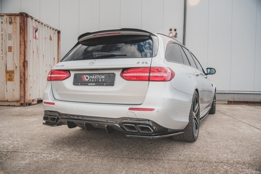 Spoiler cap Mercedes E63 AMG Estate W213 Maxton Design glans zwart