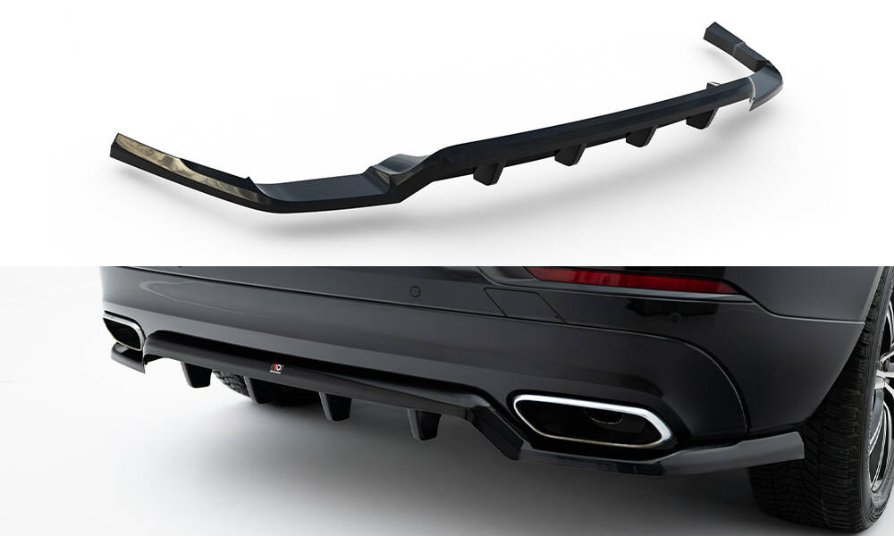 Achter Diffuser Volvo XC60 MK2 Maxton Glanzend zwart