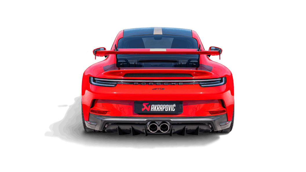 Akrapovic Porsche 911 GT3 / Touring (992) Rear Carbon Fiber Diffuser - Matte