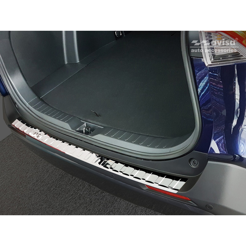 Chroom RVS Achterbumperprotector  Toyota RAV4 (5th Gen.) 2018- & Suzuki Across 2020- 'Ribs'