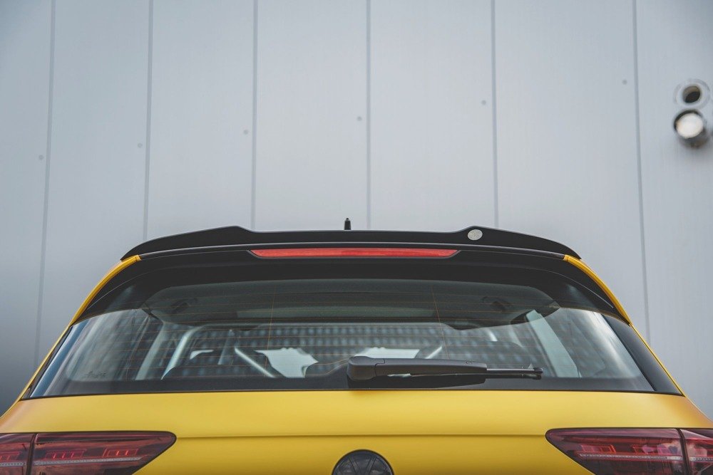 Spoiler V.1 Volkswagen Golf 8 Maxton Glans Zwart