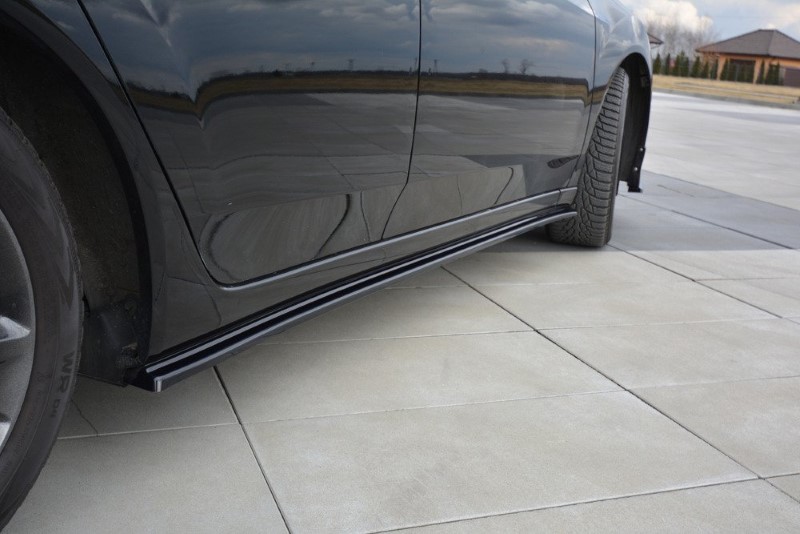 Zijskirts Diffusers Honda Accord MK.8 (Cu-Series) Preface Sedan Glanzend Zwart