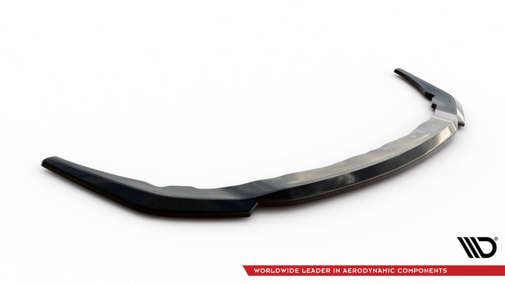 Voorspoiler V.10 BMW 1 F40 M135i Maxton Glans Zwart