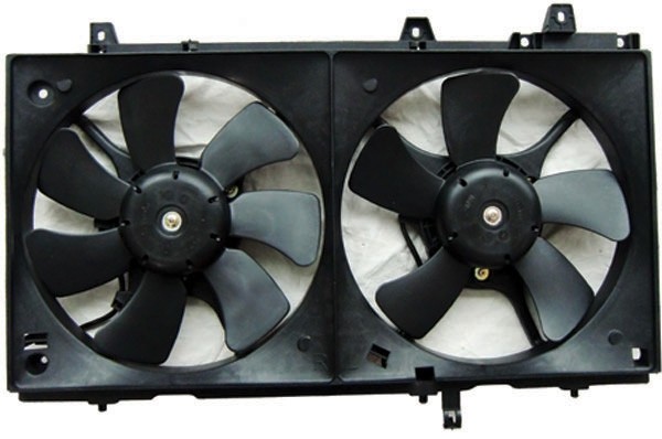 DUBBELE FAN FORESTER 02-07 voor TURBO 2.5 Ltr.