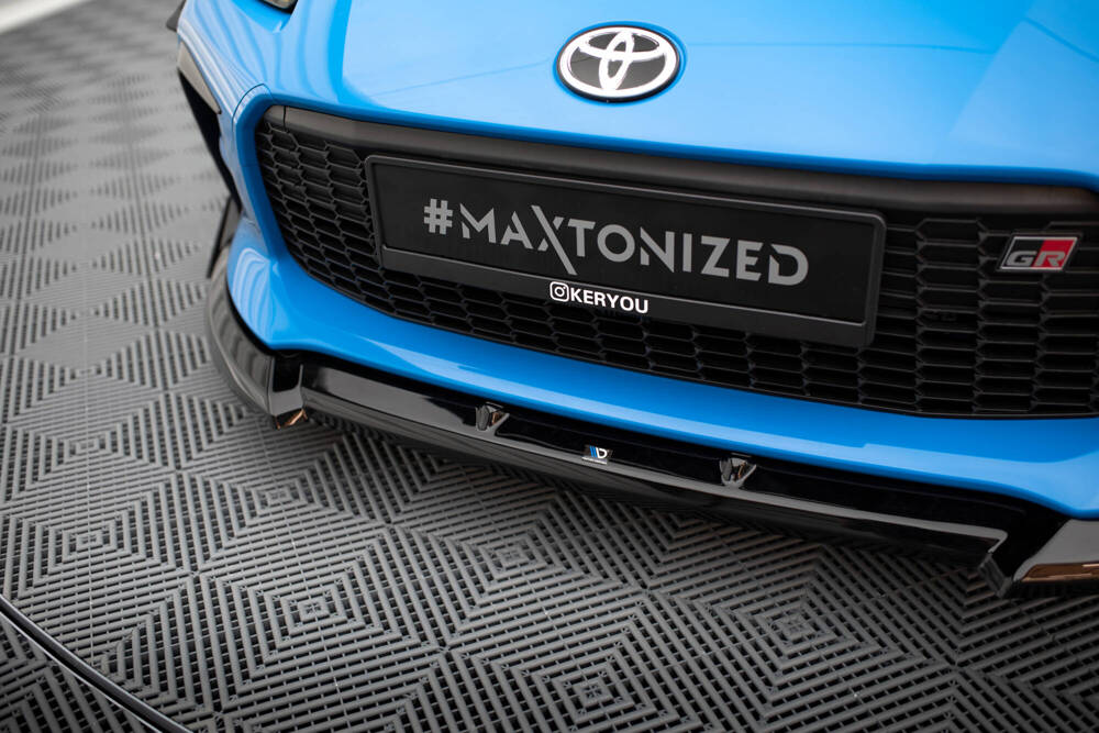 Voorspoiler V.3 Toyota GR86 Maxton Glans Zwart