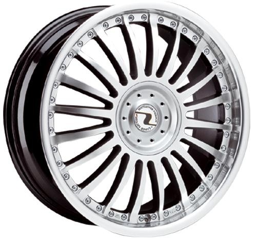 Schmidt CF Line ruedas (bordes pulidos) plata 9,5x20