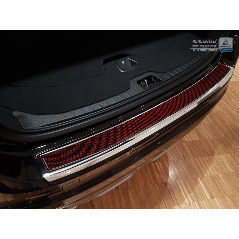 RVS Achterbumperprotector 'Deluxe' Volvo XC60 2013-2016 Chroom/R