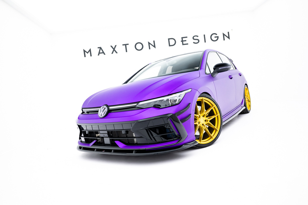 Voorspoiler V.2 Volkswagen Golf R Mk8 Facelift Maxton