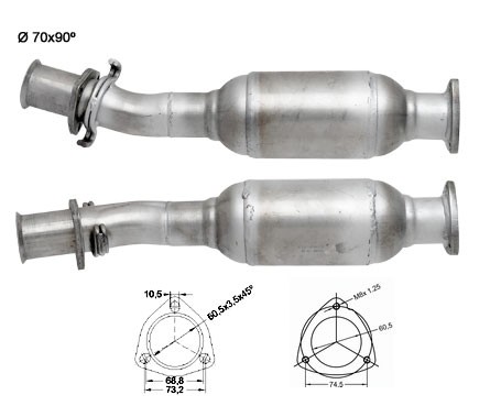 Citroen JUMPER 2.5D 2446 cc 63 Kw / 86 cv DJ5 Magnaflow CAT Bouw