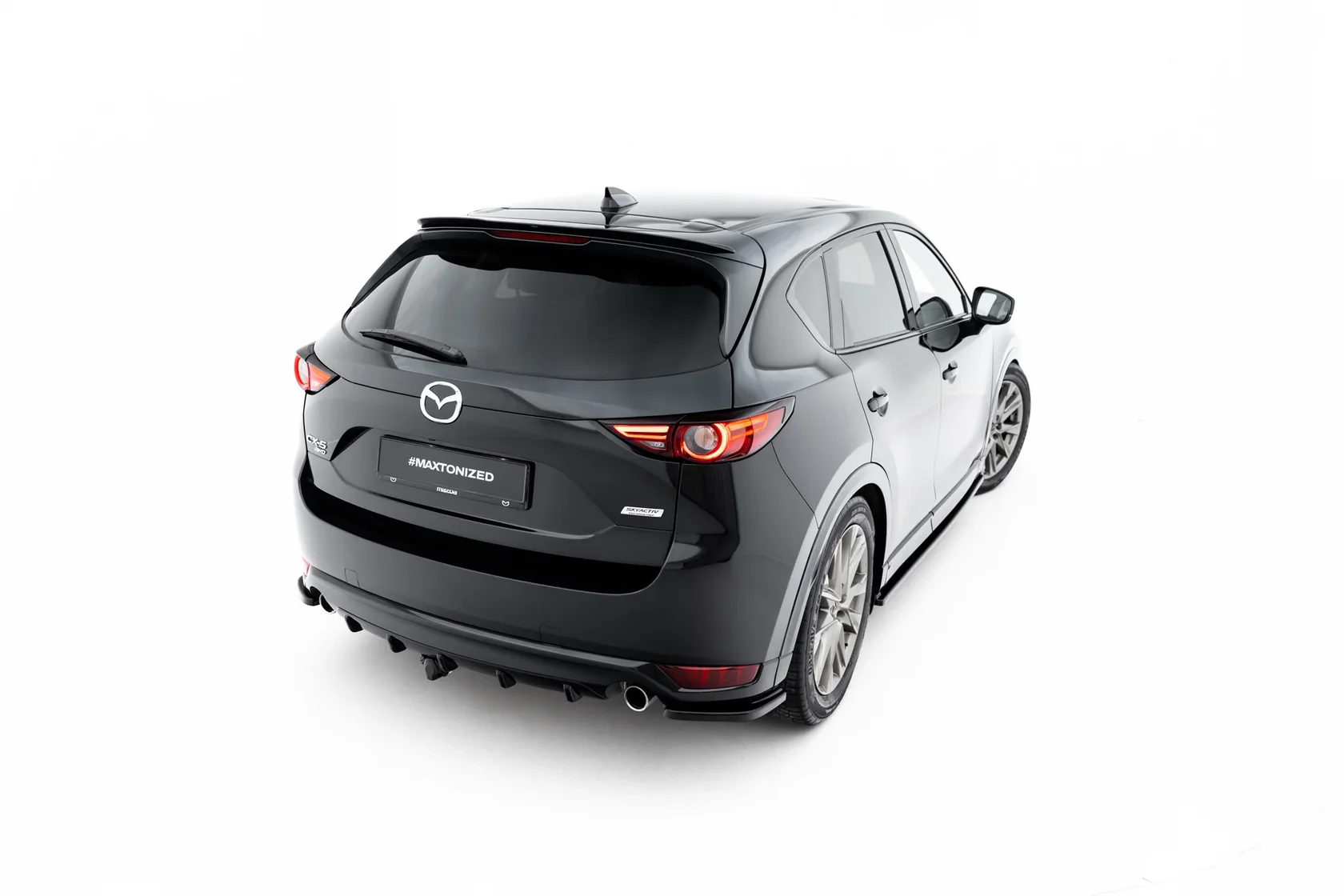 Spoiler Cap Mazda CX-5 Mk2 Glans Zwart
