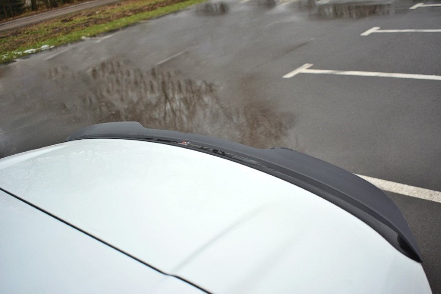 Spoiler cap Renault Clio 4 RS Maxton Design glans zwart