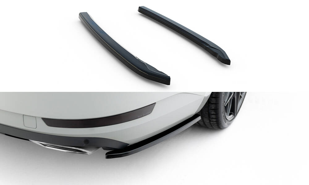 Achterzij Spoilers V.2 Skoda Superb Liftback / Combi MK3 Maxton Glanzend zwart