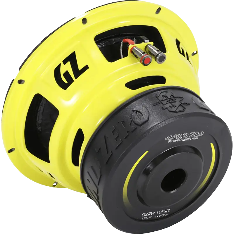 Ground Zero GZRW 10XSPL 10″ Subwoofer, 1200 W