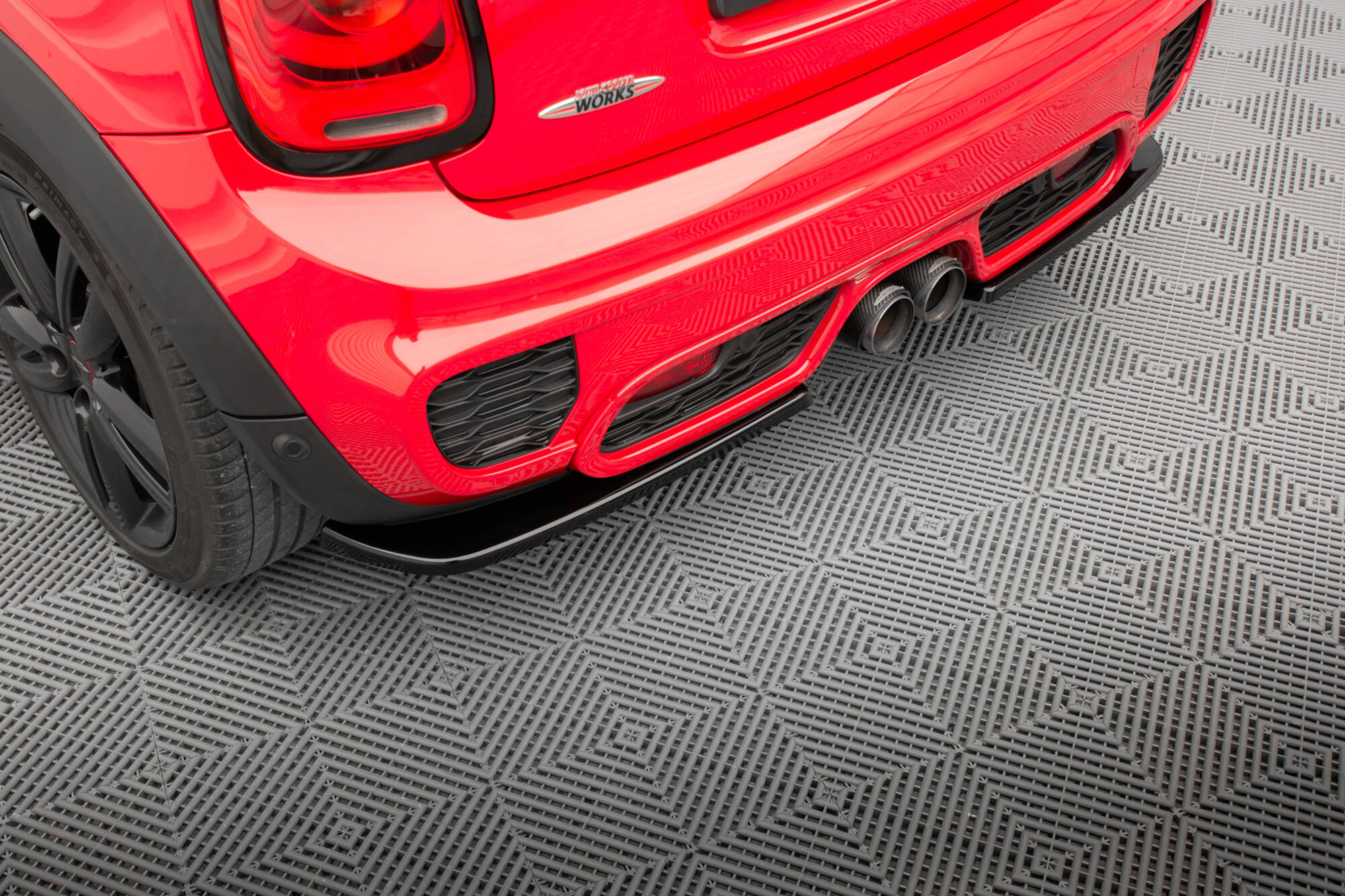 Achterzij Spoilers Mini Cooper S John Cooper Works F56 Maxton Glanzend zwart