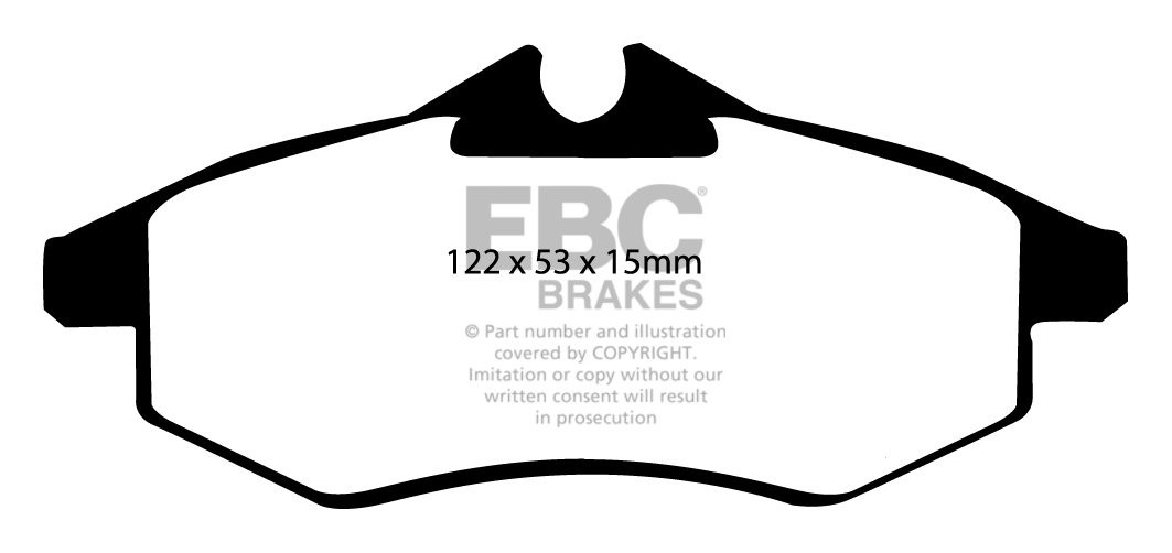 EBC Brakes CITROEN C3 1.4 2002-.. Remblokken voorzijde
