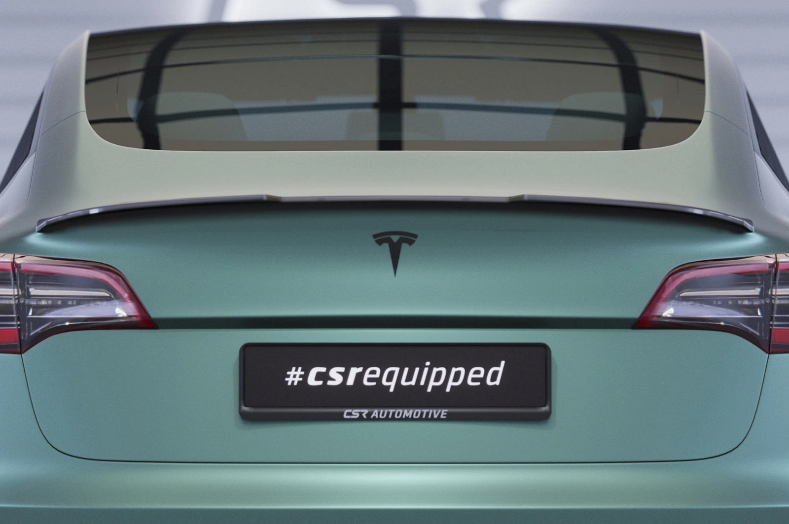 Achterspoiler Tesla Model 3 2017–heden (incl. Facelift) – CSR Automotive – Glans Zwart