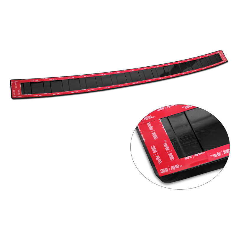 Zwart-Chroom RVS Achterbumperprotector  BMW 2-Serie U06 Active Tourer M-Pakket 2021- 'Ribs'