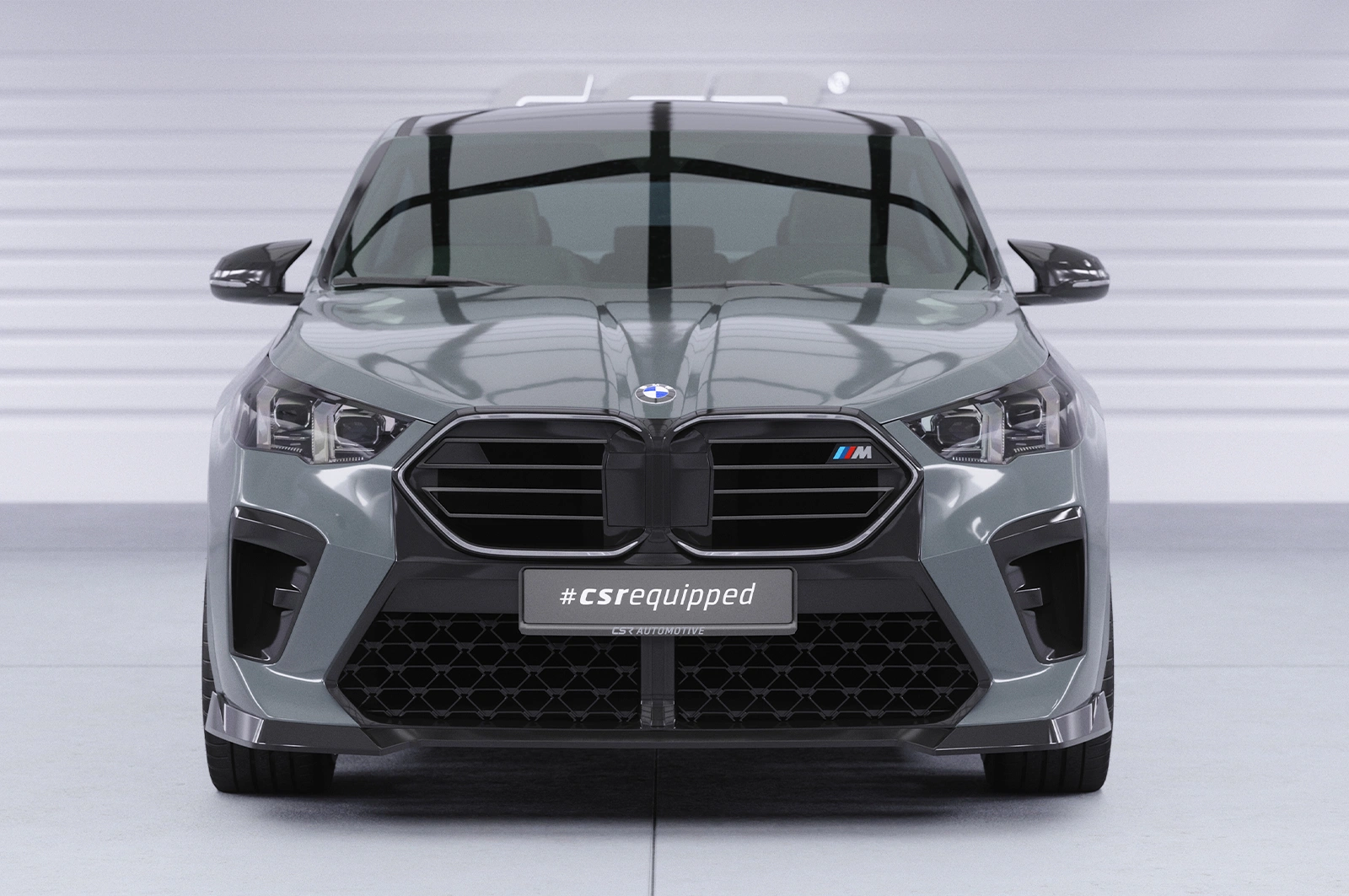 Voorspoiler BMW X2 / iX2 (U10) glans zwart
