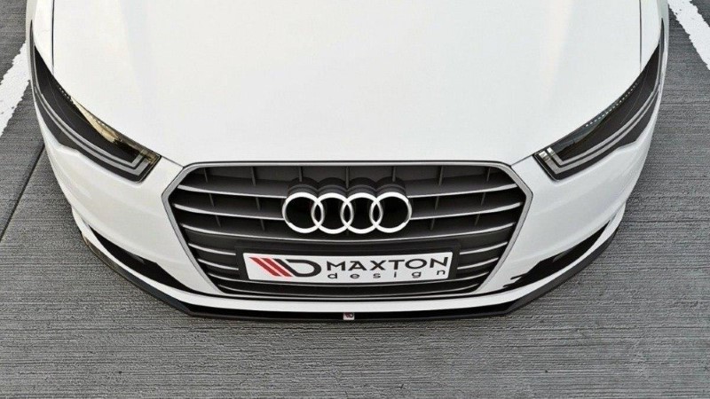 Voorspoiler Audi A6 Ultra C7 FL Glanzend Zwart