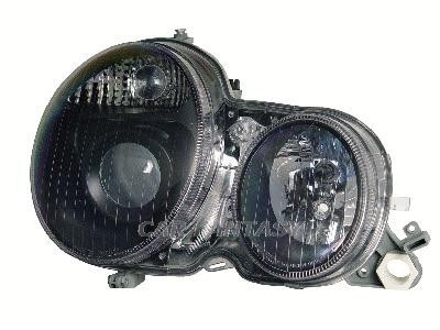 Faros Mercedes E-Class W210 95-98 negro para Xenon