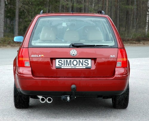 Simons Uitlaatsysteem af kat. VW Bora 1998>