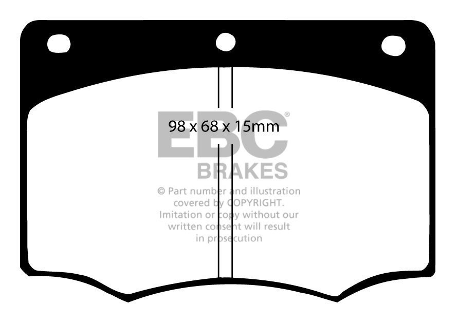 EBC Brakes FORD Granada 2.8 Sedan 82-85 Remblokken voorzijde