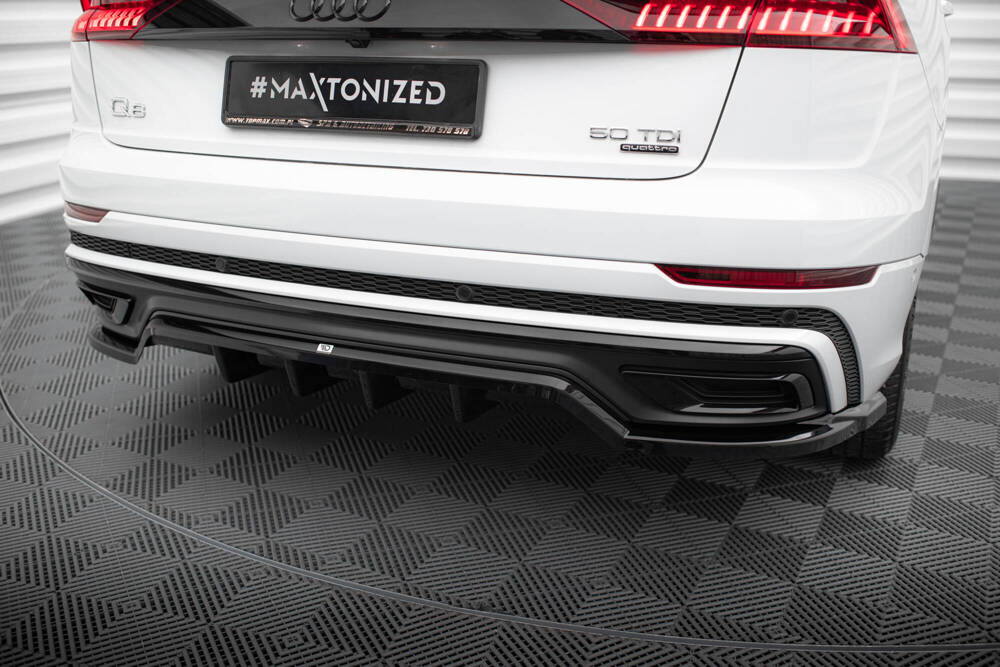 Diffuser Audi Q8 S-Line Maxton Glans Zwart
