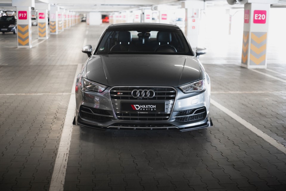 Voorspoiler Audi A3 S-line / S3 8V Sedan Maxton Flaps
