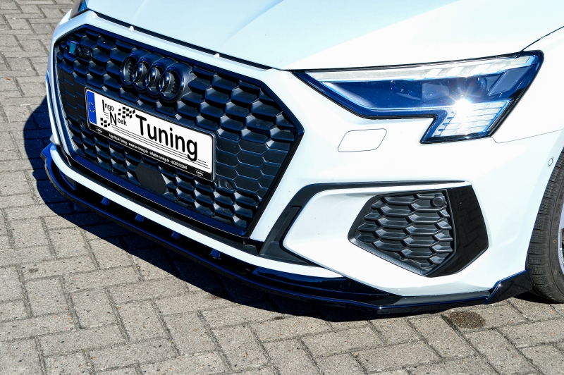 Voorspoiler Audi A3 8Y S3 S-Line Glans Zwart