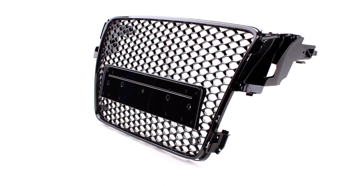 Grille Audi A5 8T (2007-2011) RS Design Piano Black Embleemloos