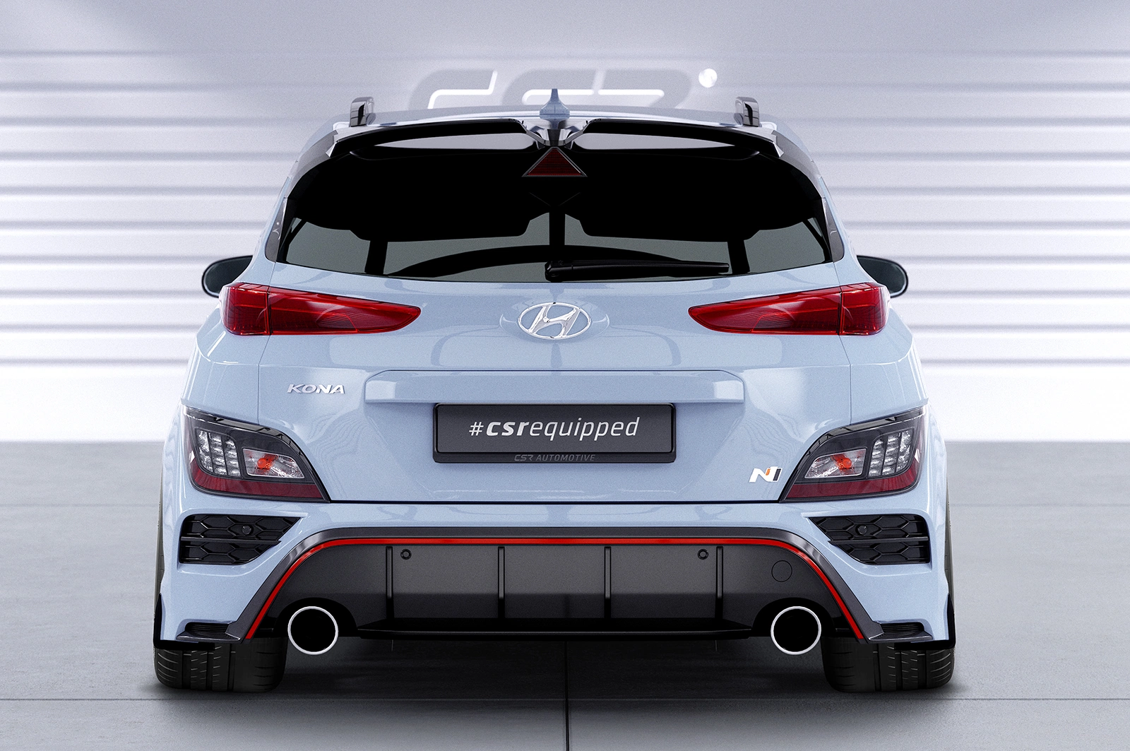 Achterspoiler Hyundai Kona N Glans Zwart (2021-)