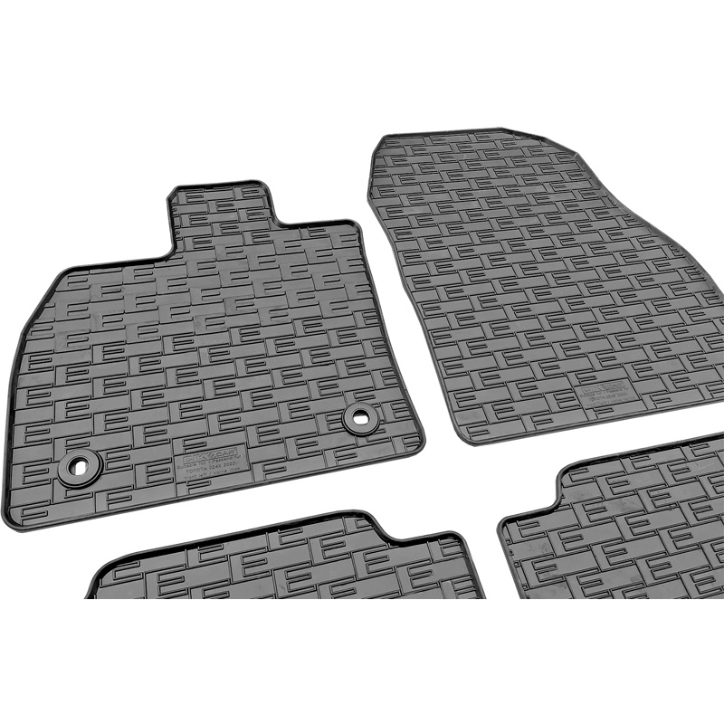 CIKCAR Rubber matten  Subaru Solterra 2022- & Toyota bZ4X 2021- (4-delig + montagesysteem)