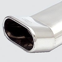 Einddemper duplex Audi A3 8L 1996-2003 RVS eindstuk 145x75mm dtm