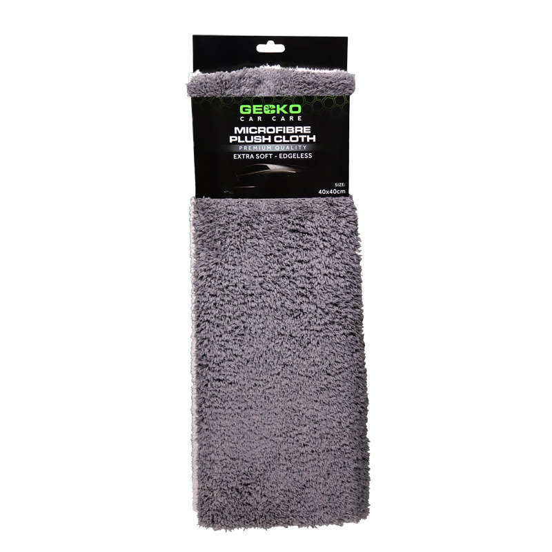 Gecko pluche doek randloos 40x40cm - 2-stuks
