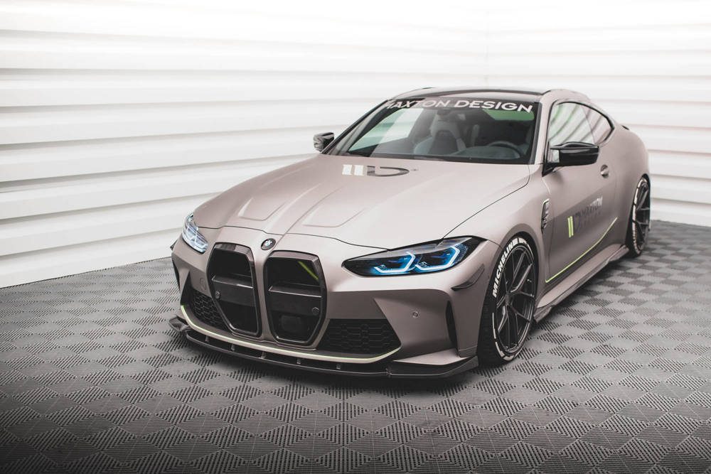Voorspoiler V.1 BMW M4 G82 / M3 G80 / G81 Maxton Carbon
