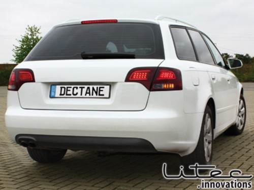 Taillights LED Audi A4 B7 avant 04-08 red/smoke
