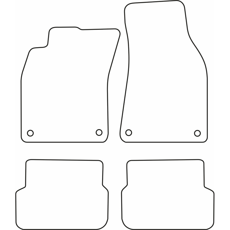 Automatten Audi A6 04-