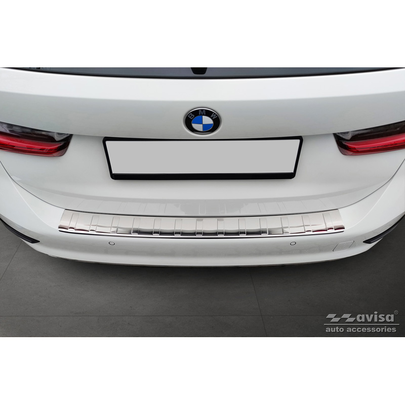 RVS Achterbumperprotector  BMW 3-Serie G21 Touring 2019-2022 'Ribs'