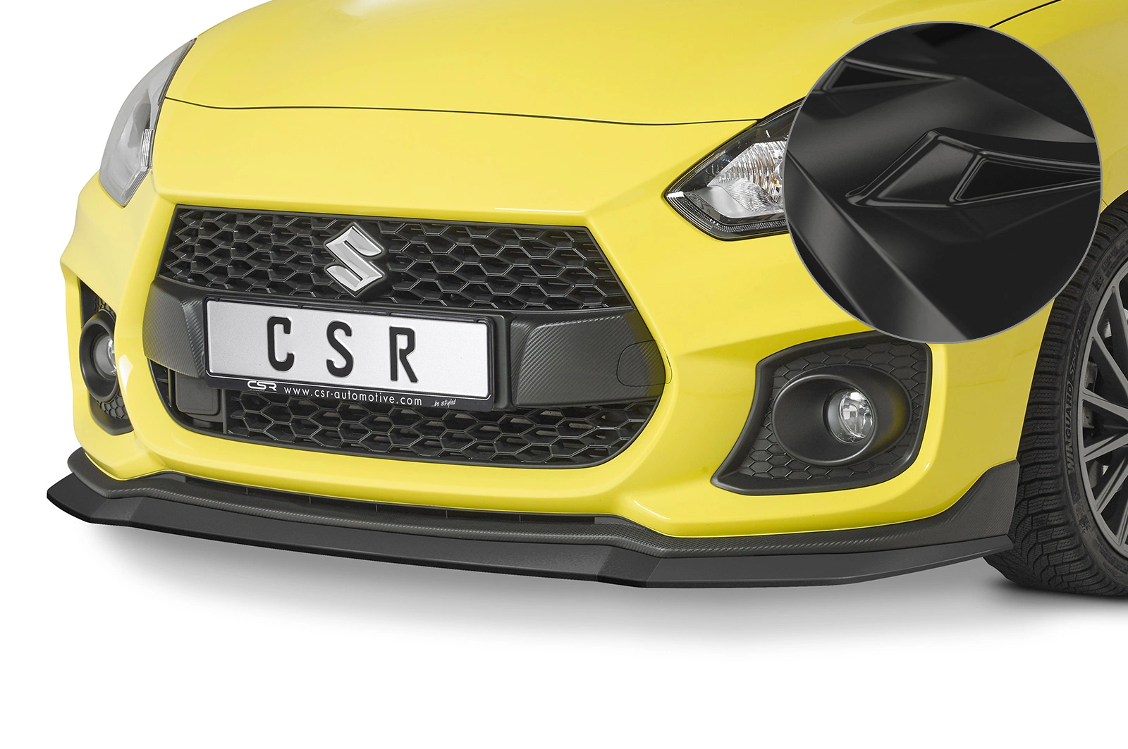 Voorspoiler Suzuki Swift 6 (RZ/AZ) Sport glans zwart 2018–
