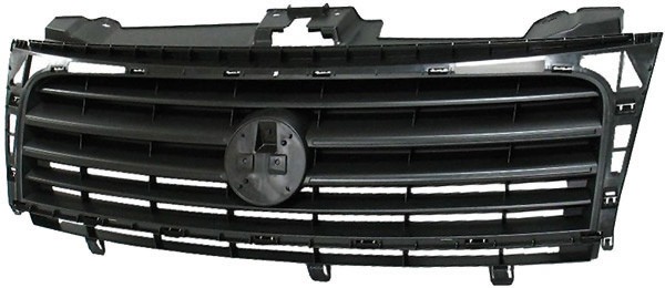 Radiator Grill FIAT SCUDO, 07->> ZWART