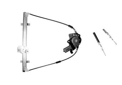 raammechanisme, 3 drs, incl motor, rechts Ford Fiësta, 1989-1995