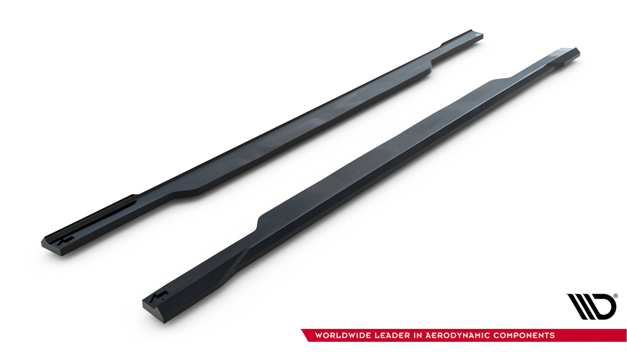 Zijskirts V.2 Subaru Impreza WRX STI MK3 Facelift Maxton Glanzend zwart