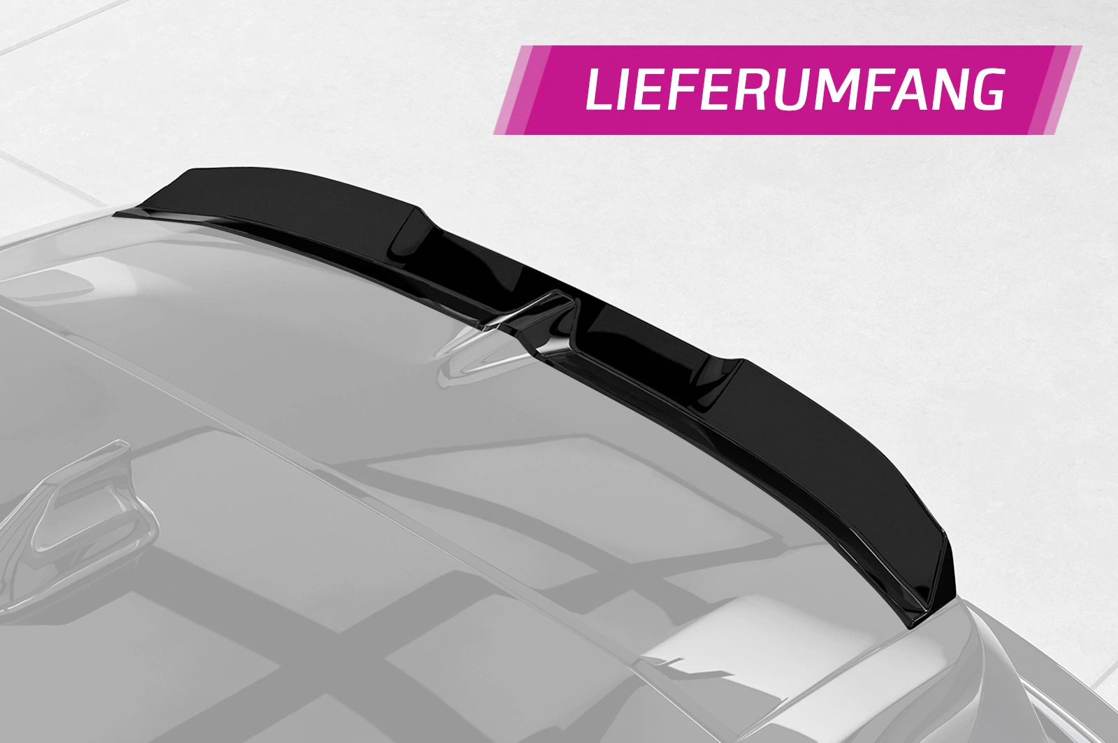 Achterspoiler Opel Astra L Sports Tourer glans zwart